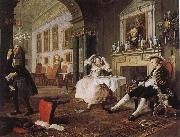 William Hogarth fashionable marriage - breakfast scene Germany oil painting artist